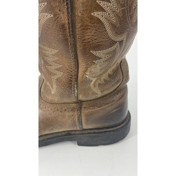 Ariat Challenger Men's 9.5D Western Cowboy Boots 10002504 Brown Rodeo Rancher - Picture 11 of 16